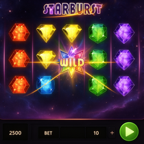 CrownPlay - Starburst Slot Game